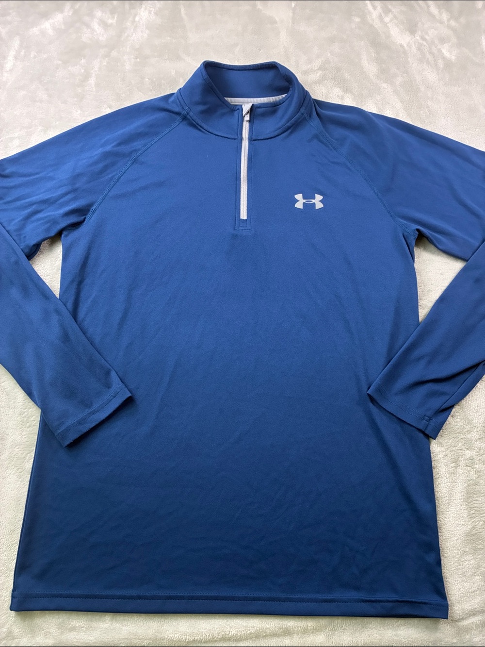 Under Armour HeatGear Men’s Small Blue Lightweight 1/4 Zip Performance Pullover